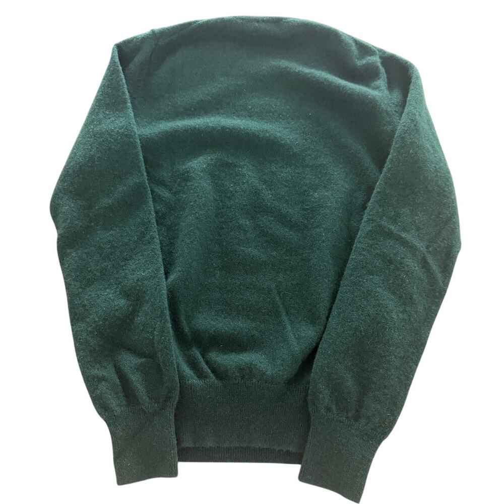 Polo Ralph Lauren Women's Small Petite Washable Cashmere Green Sweater - Picture 3 of 5